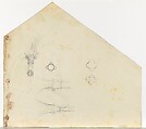 Design for chancel with Noli Me Tangere window, First Presbyterian Church, Lake Forest, Illinois, Louis C. Tiffany (American, New York 1848–1933 New York), Watercolor, gouache, photograph, collage, pen and colored inks, graphite, American