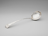 Ladle, Marked by I. M., Silver, American