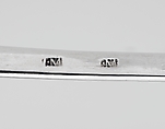 Ladle, Marked by I. M., Silver, American