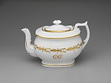 Teapot, Tucker Factory (1826–1838), Porcelain