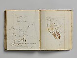 Account Book Ledger, John Carlin (American, Philadelphia, Pennsylvania 1813–1891 New York), Ink on paper, marbleized cardboard, American