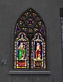 Faith and Hope, Henry E. Sharp (active ca. 1850–ca. 1897), Stained glass, American
