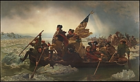 Washington Crossing the Delaware, Emanuel Leutze (American, Schwäbisch Gmünd 1816–1868 Washington, D.C.), Oil on canvas, American