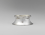 Trencher Salt, Formerly attributed to John Coney (1655/56–1722), Silver and gilding, American