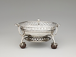 Chafing Dish, John Coney (1655/56–1722), Silver, American