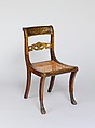 Side Chair, Attributed to the Workshop of Duncan Phyfe (American (born Scotland), near Lock Fannich, Ross-Shire, Scotland 1768/1770–1854 New York), Cherry, American