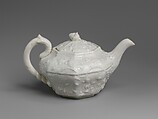 Teapot, American Pottery Manufacturing Company (1833–ca. 1854), Earthenware, American