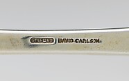 Asparagus fork, David Carlson, Silver, American