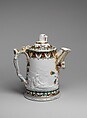 Pitcher, Union Porcelain Works (1863–1922), Porcelain, American