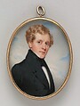Portrait of a Gentleman, Thomas Seir Cummings American, born England, Watercolor on ivory, American