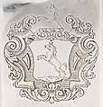 Tea Caddy, Simeon Soumaine (baptized 1685–ca. 1750), Silver, American