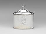 Tea Caddy, Christian Wiltberger (American, Philadelphia, Pennsylvania 1766–1851 Philadelphia, Pennsylvania), Silver, American
