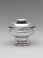 Sugar Bowl, Daniel Christian Fueter (1720–1785), Silver, American