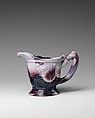 Cream pitcher, Possibly Challinor, Taylor and Company (1866–1891), Pressed glass, American
