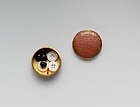 Sewing Kit, Leather, velvet, other fabrics,glass, paper, wood, brass, ivory, steel, silk, American