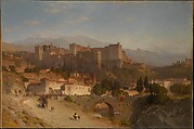 The Hill of the Alhambra, Granada, Samuel Colman  American, Oil on canvas, American