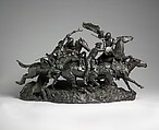 The Old Dragoons of 1850, Frederic Remington American, Bronze, American