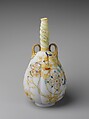 Vase, Mount Washington Glass Company (American, New Bedford, Massachusetts, 1837–1958), Blown glass, enameled and gilded, Crown Milano, American