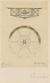 Design for ceiling fixture, Louis C. Tiffany (American, New York 1848–1933 New York), Gouache, colored pencil, and graphite on off-white tracing paper with vertical grain direction, on wove paper-faced and backed artist board, American