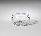 Saltcellar, Blown pattern-molded lead glass, American