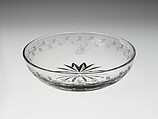 Sauce Dish, Boston & Sandwich Glass Company (American, 1825–1888, Sandwich, Massachusetts), Blown glass, American