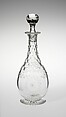 Decanter, Boston & Sandwich Glass Company American, Blown glass, American