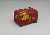 Covered Jewel Box, M. Louise McLaughlin (American, Cincinnati, Ohio 1847–1939 Cincinnati, Ohio), Porcelain, overglaze gilding, American