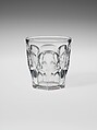 Tumbler, Pressed glass, American