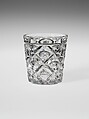 Tumbler, Pressed glass, American