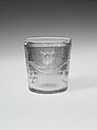 Tumbler, Pressed glass