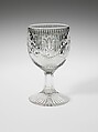 Goblet, Pressed glass