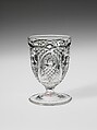 Egg Cup, New England Glass Company  American, Pressed glass, American