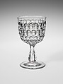 Goblet, Bakewell, Pears and Company  American, Pressed glass, American