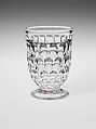 Tumbler, Bakewell, Pears and Company  American, Pressed glass, American