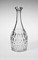 Quart Decanter, Bakewell, Pears and Company  American, Pressed glass, American