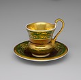 Cup and Saucer, Koenigliche Porzellan Manufaktur (German, founded 1763), Porcelain, German