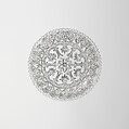 Cup Plate, Lacy pressed glass