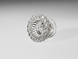 Drawer Pull, Pressed glass