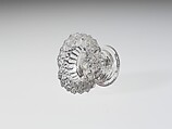 Drawer Pull, Pressed glass