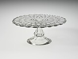 Cake Stand, Bakewell, Pears and Company  American, Pressed glass, American