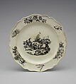 Plate, Earthenware, transfer-printed, British