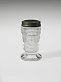 Pepper Shaker, George Duncan and Sons (1874–1891), Glass, American