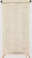 Scroll, Tiffany &amp; Co. (1837–present), parchment and brass, American