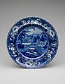 Plate, Henshall, Williamson & Co., Earthenware, transfer-printed, British (American market)