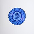 Cup Plate, Lacy pressed glass