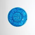 Cup Plate, Lacy pressed glass