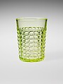 Tumbler, Richards and Hartley Flint Glass Co.  American, Pressed glass, American