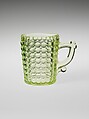 Mug, Adams and Company  American, Pressed yellow glass, American