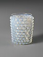 Tumbler, Hobbs, Brockunier and Company  American, Pressed colorless and opalescent glass, American