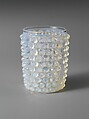 Tumbler, Hobbs, Brockunier and Company  American, Pressed colorless and opalescent glass, American